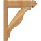 Ekena Millwork Funston Rough Sawn Arts and Crafts Outlooker, Western Red Cedar, 6"W x 20"D x 24"H OUT06X20X24FST03RWR - alternate 3